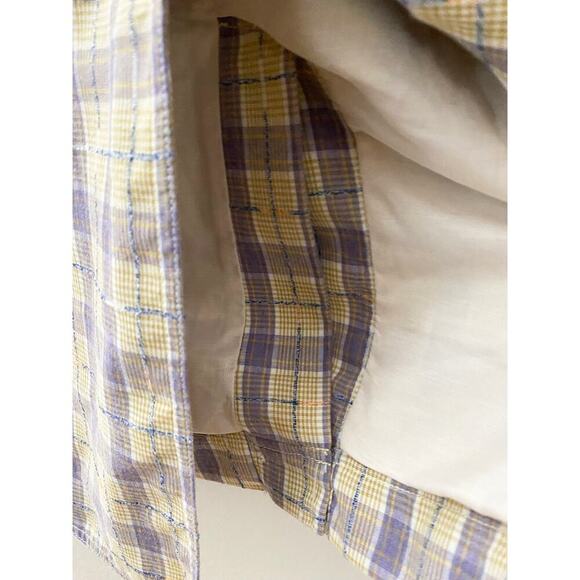 Free People X We The Free Womens Plaid Pastel Beckett Boyfriend Oversized Blazer - Picture 9 of 11